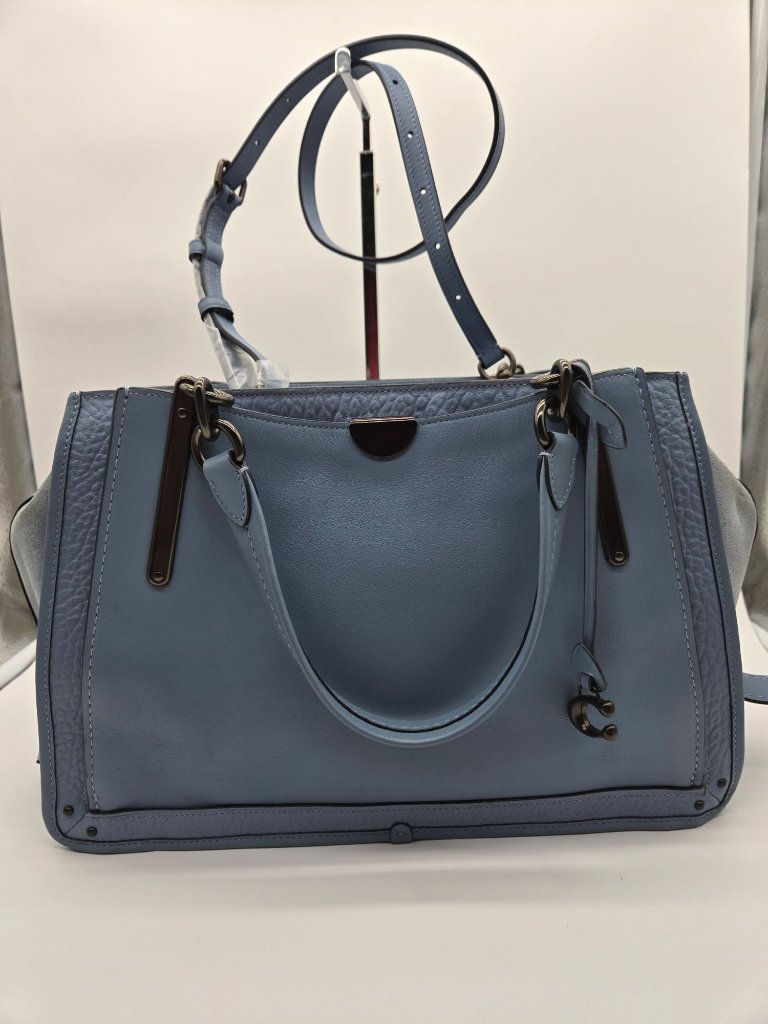 Coach Dreamer 41340 Leather Suede 2way Convertible Satchel *Rare Color